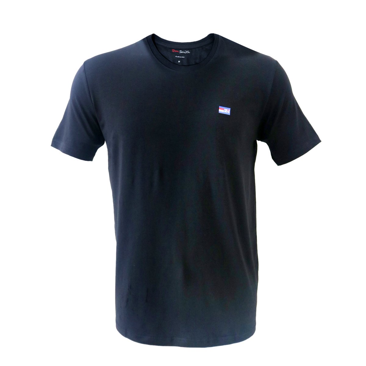 Tom Smith Basic Round Neck T-Shirt Black - M