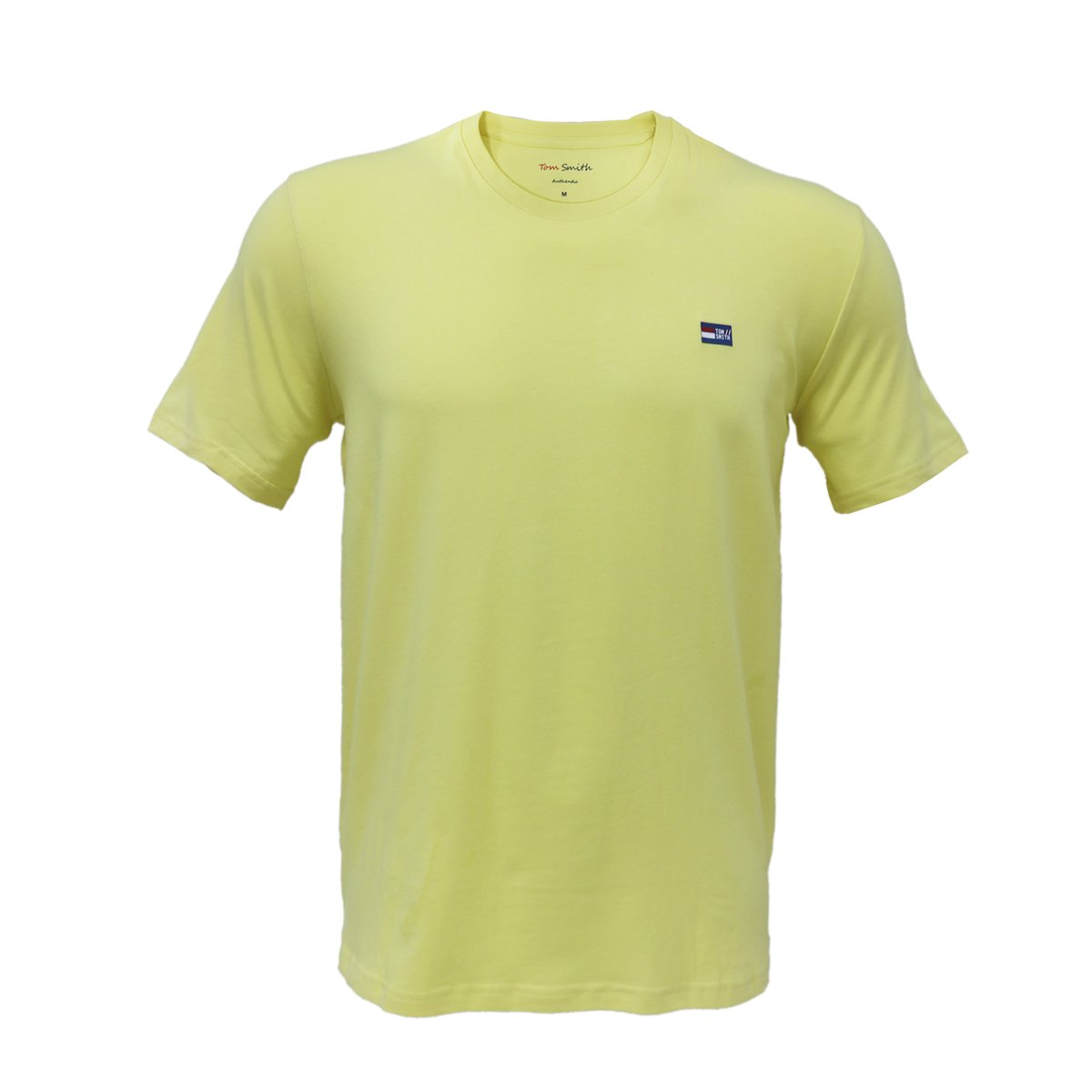 Tom Smith Basic Round Neck T-Shirt Lemon Meringue - XXL