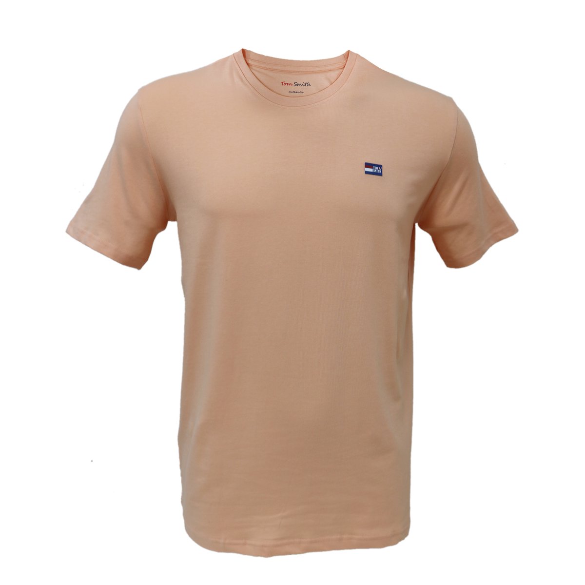 Tom Smith Basic Round Neck T-Shirt Salmon - L
