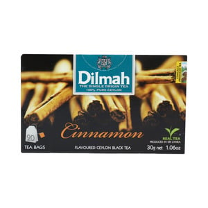 Dilmah Flavoured Ceylon Black Tea Cinnamon 20 Teabags