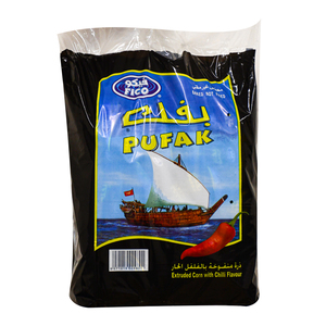 اشتري قم بشراء Fico Pufak Extruded Corn with Natural Cheese 20 x 20 g Online at Best Price من الموقع - من لولو هايبر ماركت Potato Bags في الكويت