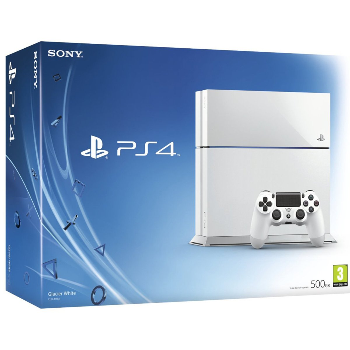 Komedieserie skære ned Uafhængig PS4 Console 500GB CUH1216A White Online at Best Price | Consoles | Lulu KSA
