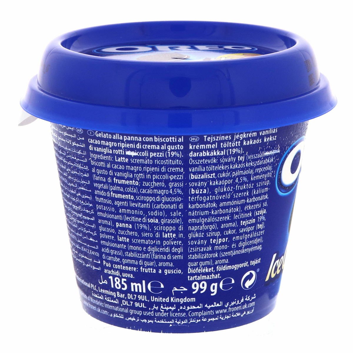 Oreo Cup Ice Cream 185 ml