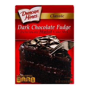 Duncan Hines Dark Chocolate Cake Mix 432 g