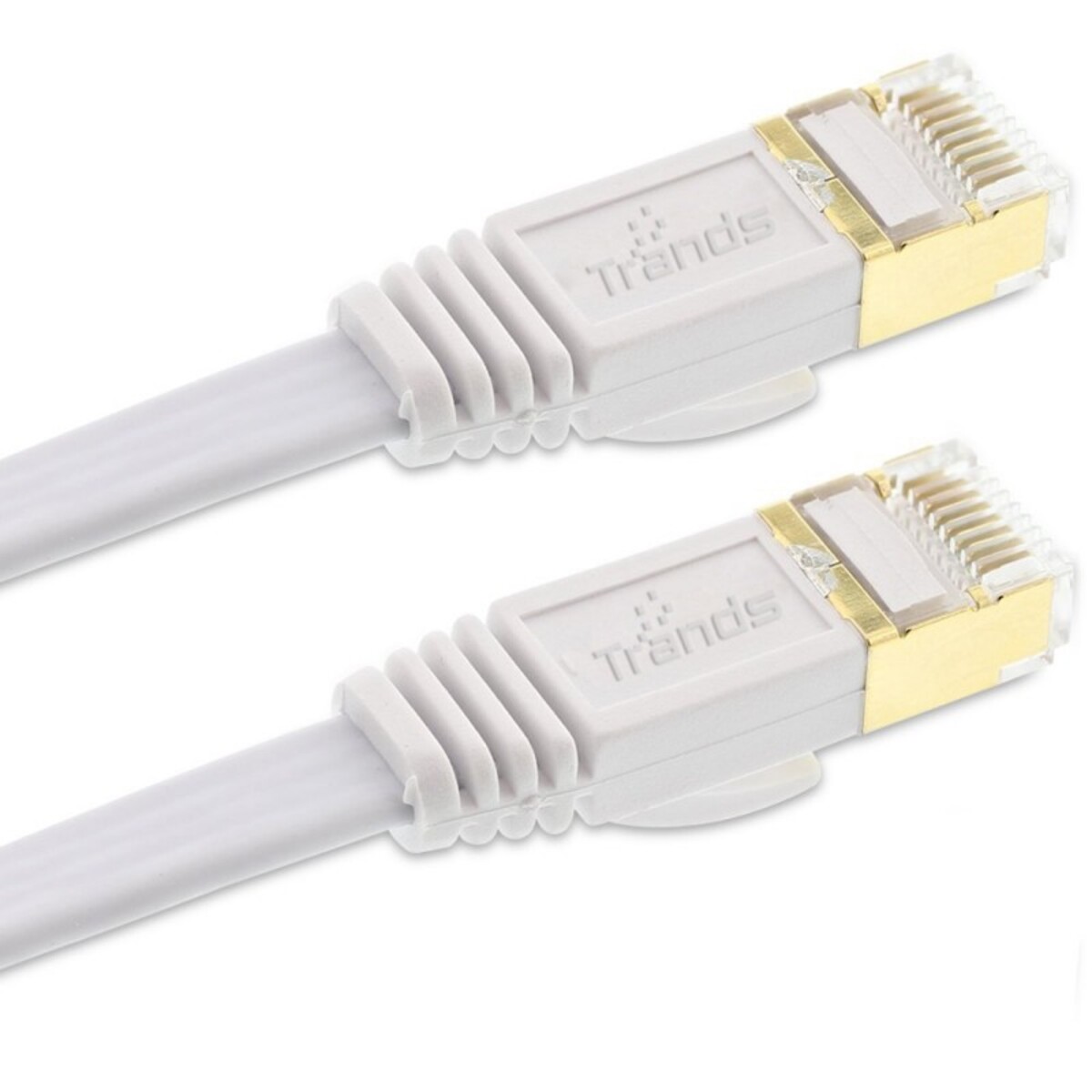 Trands CAT 7 Networking Ethernet Flat Cable speeds up to 10Gbps 3 Meter CA7178