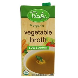 Pacific Organic Vegetable Broth Low Sodium 946ml
