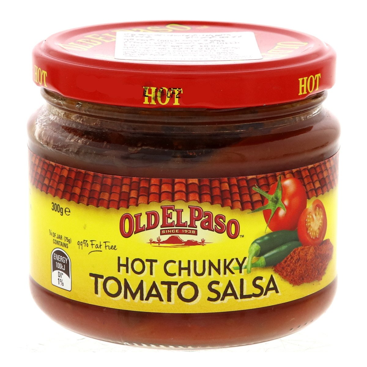 Old El Paso Hot Chunky Tomato Salsa 300 g