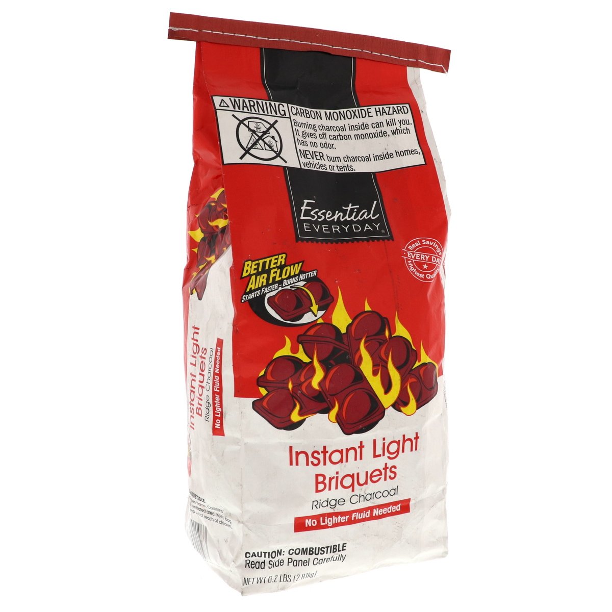 Essential Everyday Instant Light Briquets Ridge Charcoal 2.8kg