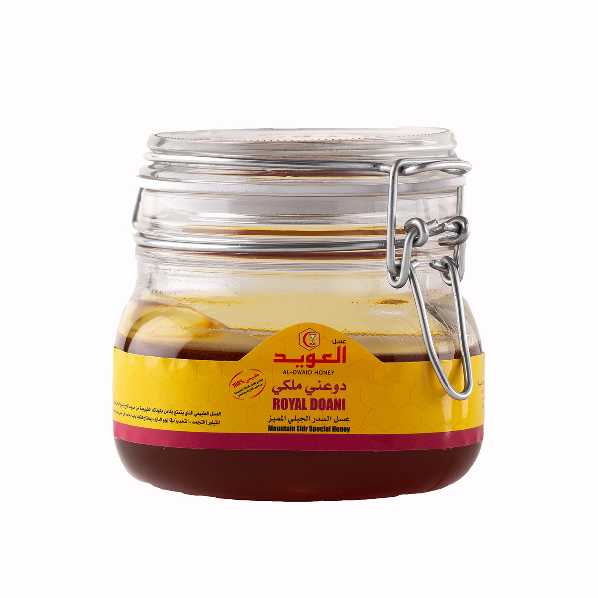 اشتري قم بشراء Al Owaid Royal Doani Mountain Sidr Honey 450g Online at Best Price من الموقع - من لولو هايبر ماركت Honey في الكويت