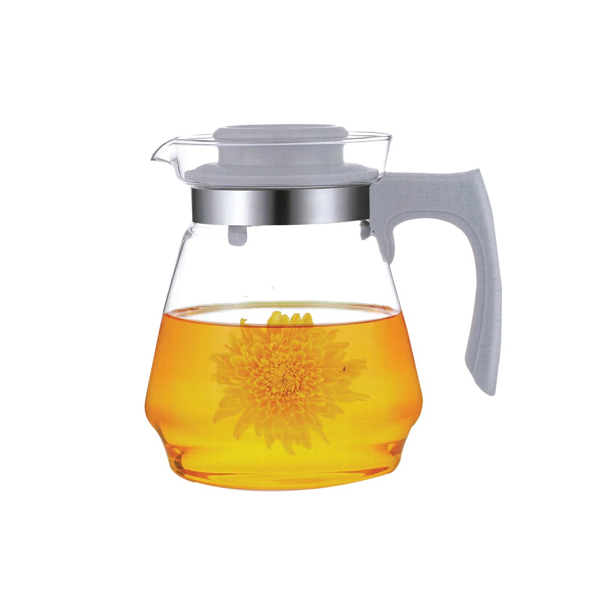 Mybhadra Glass Tea Pot 1.5Litre Jt555-1