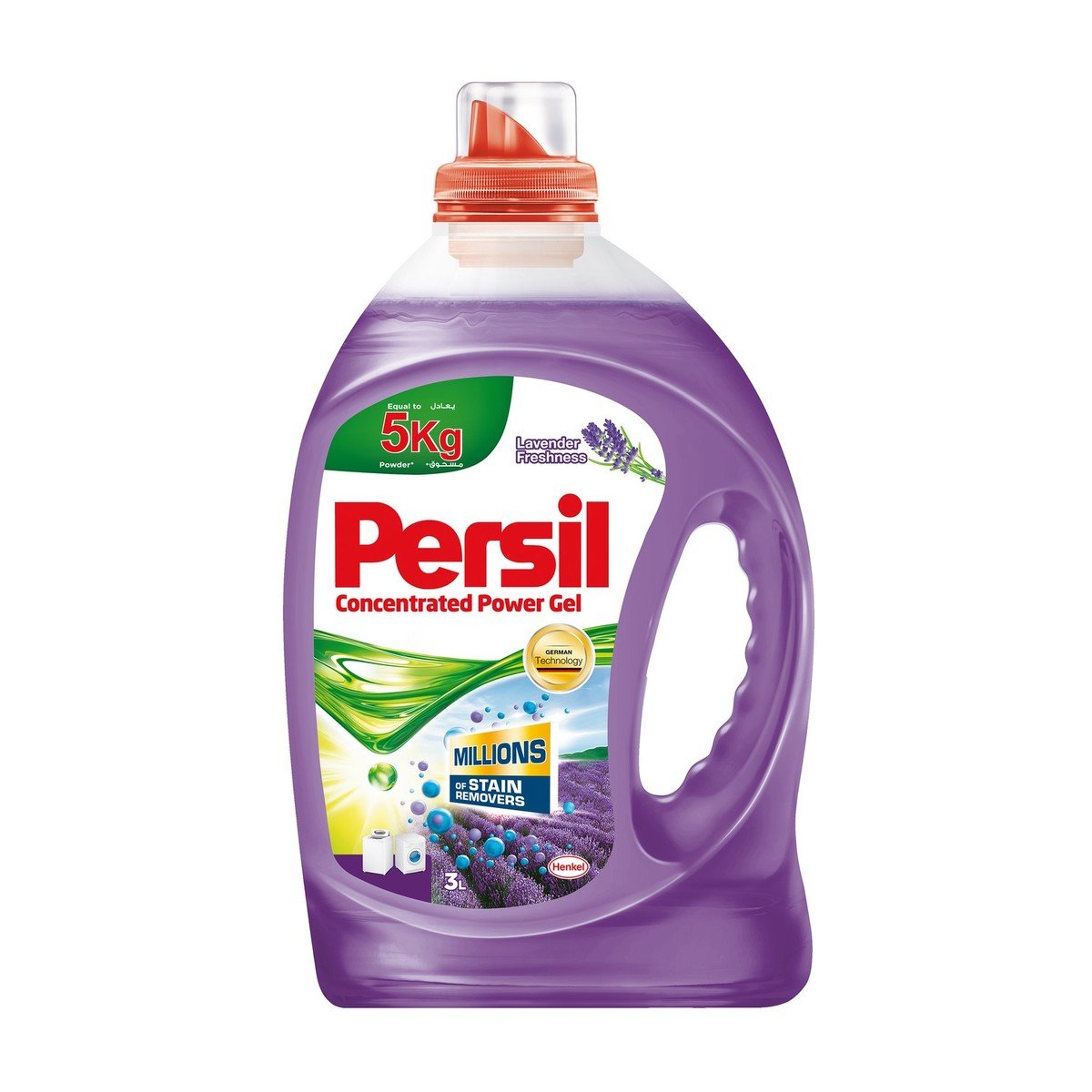 Persil Concentrated Power Gel Liquid Detergent Lavender Freshness 3Litre