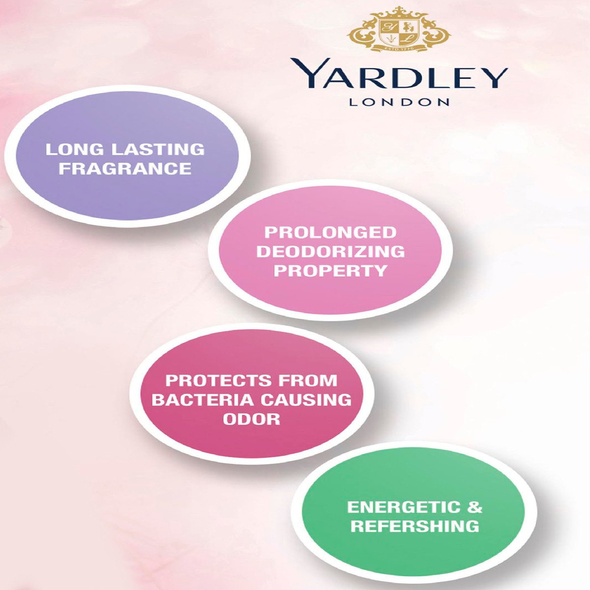 Yardley Perfume EDP For Women Feather Eternal 100 ml + Refreshing Body Spray 150 ml