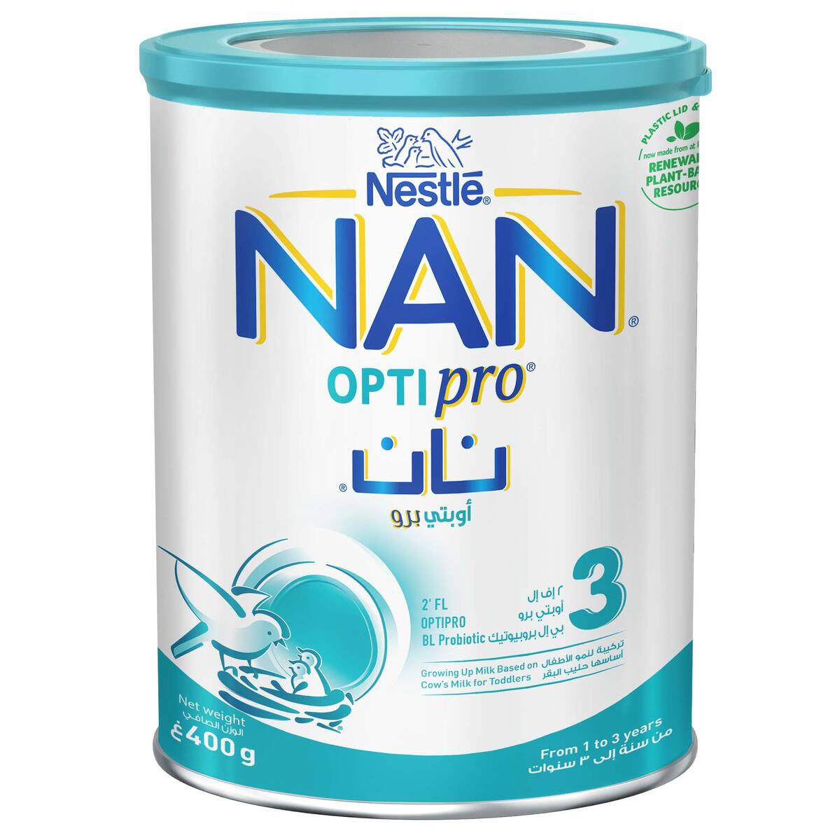 Nestle NAN Optipro Stage 3 Milk For Toddlers From 1 to 3 Years 400 g