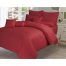 Red Berry Jacquard Comforter 10pcs Set Red