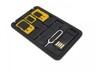 Trands Sim Card Adapter Storage With Micro SD Storage Micro SD Card Reader Sim Release Pin SM3163