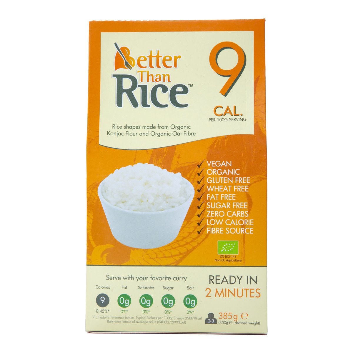 Better Than Rice Organic Konjac Flour 385 g