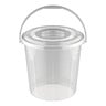 Cosmoplast Transparent Bucket With Lid 5Litre 1pc