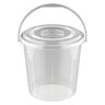 Cosmoplast Transparent Bucket With Lid 15Litre 1pc