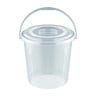 Cosmoplast Transparent Bucket With Lid 20Ltr