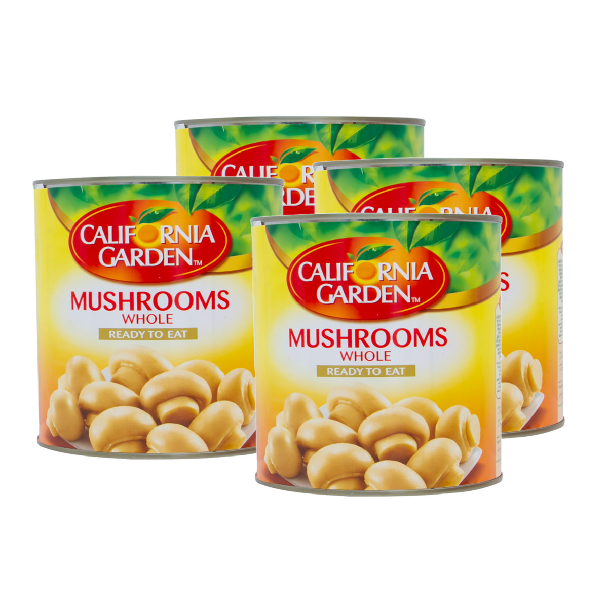 California Garden Mushroom Whole Value Pack 4 x 184g