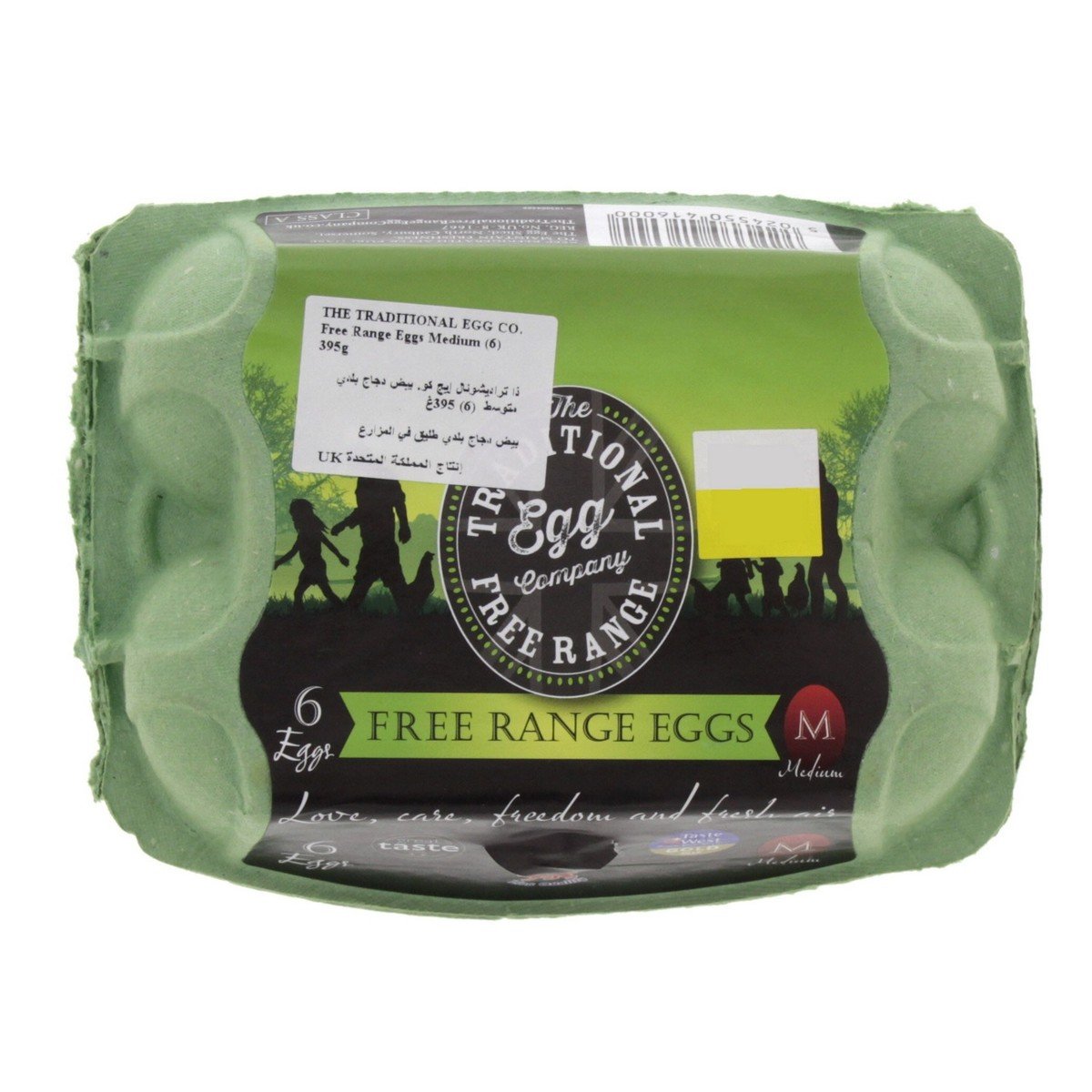 The Traditional Egg Company Free Range Eggs, Medium 6pcs