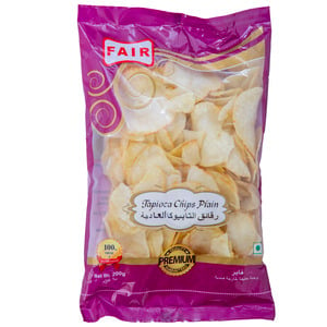Fair Tapioca Chips Plain 200g