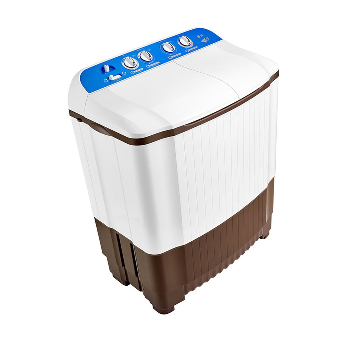 LG Twin Tub Semi-Automatic Washing Machine P900RONL 8KG, Roller Jet Pulsator, 3 Wash Program, Wind Jet Dry