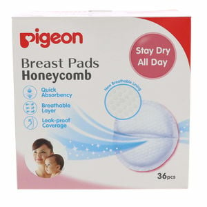 Pigeon Breast Pads Honeycomb 36Pcs