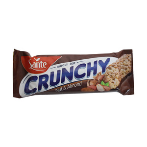 Sante Crunchy Muesli Bar Nut & Almond 40g