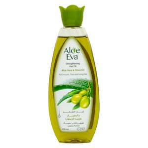 Aloe Eva Strengthening Hair Oil Aloe Vera And Olive Oil 300ml