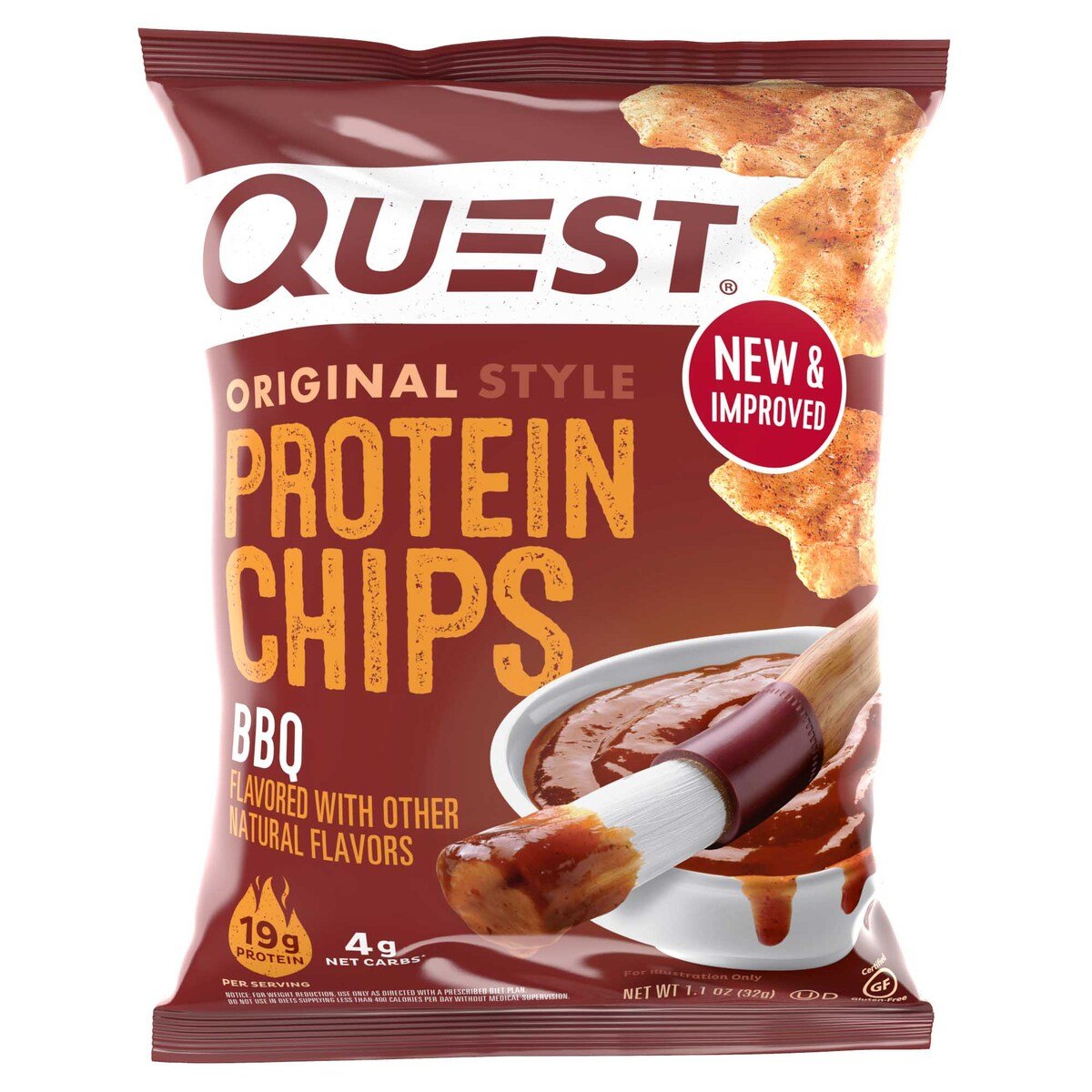 Quest Protein Chips Original Style BBQ 32g