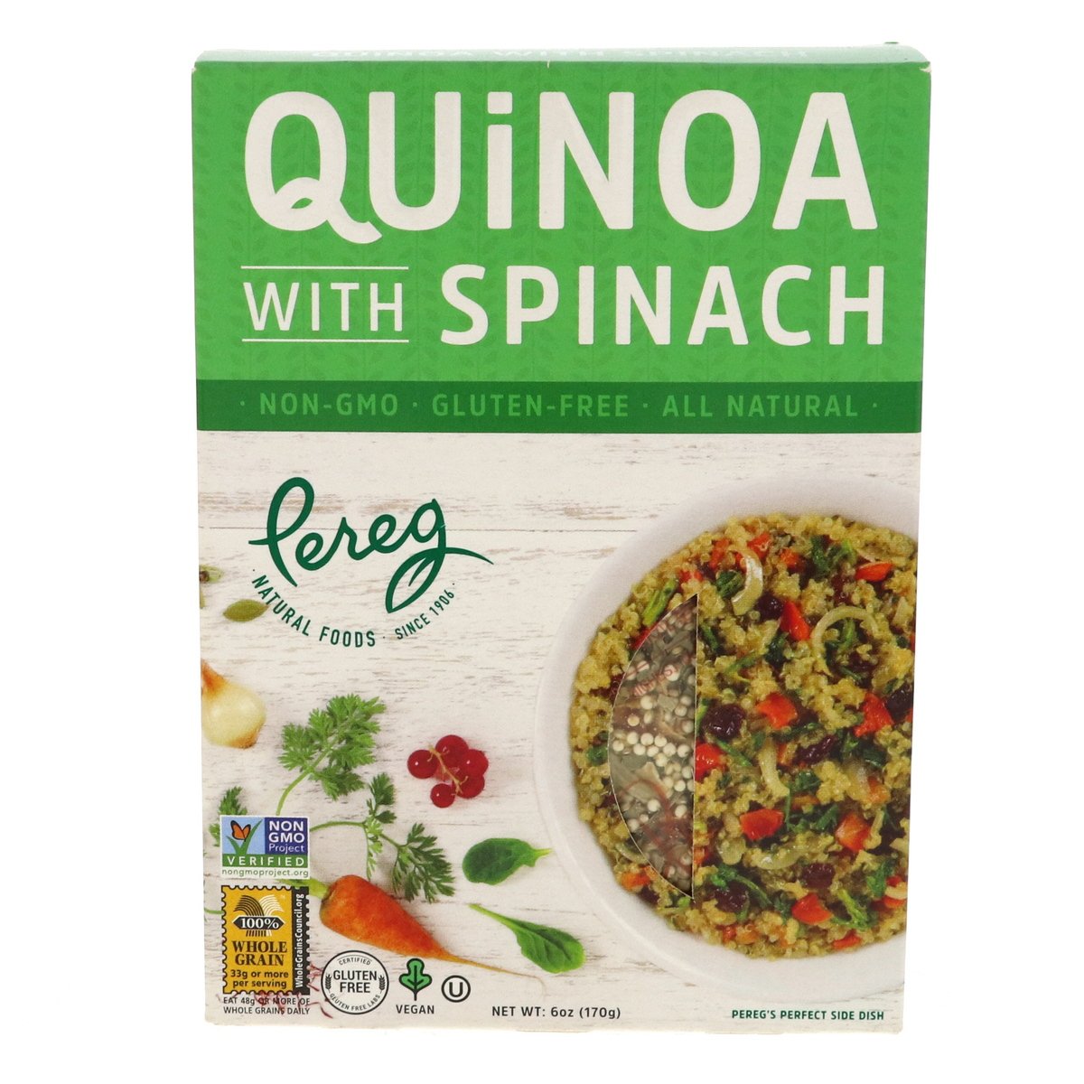 Pereg Quinoa With Spinach 170 g