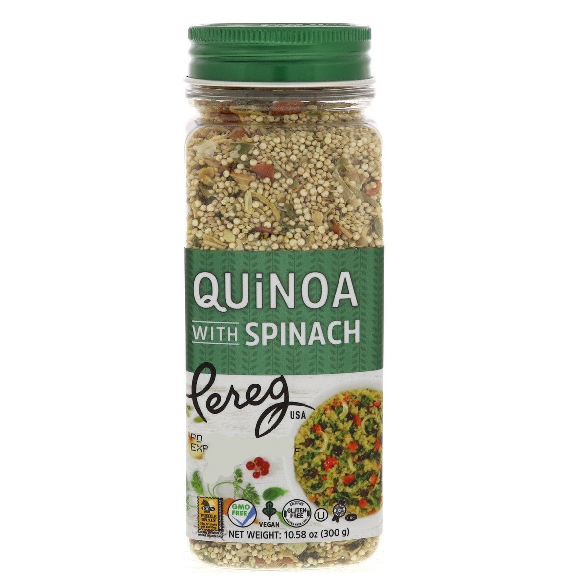 Pereg Quinoa With Spinach 300 g