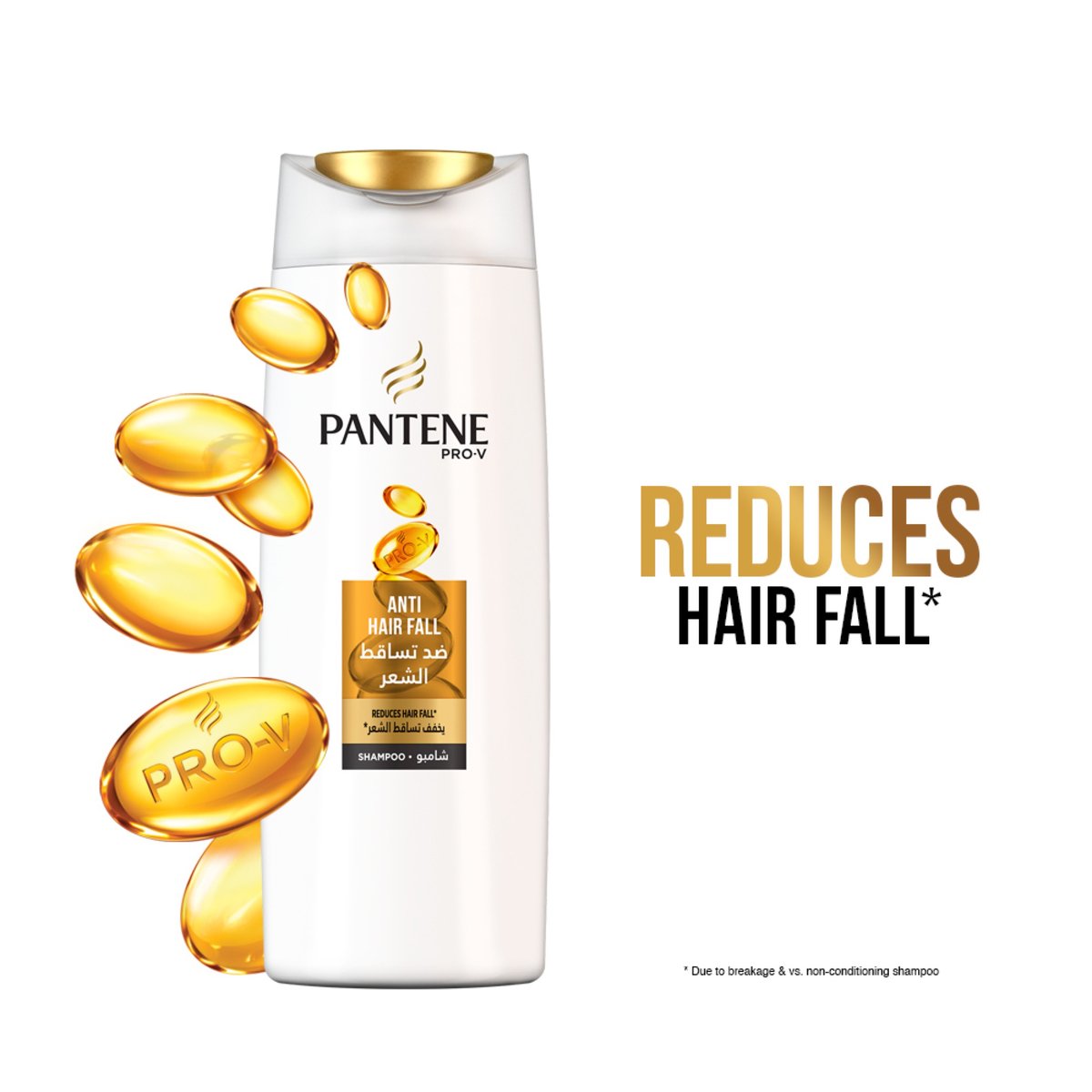 Pantene Pro-V Anti-Hair Fall Shampoo 600 ml + 200 ml