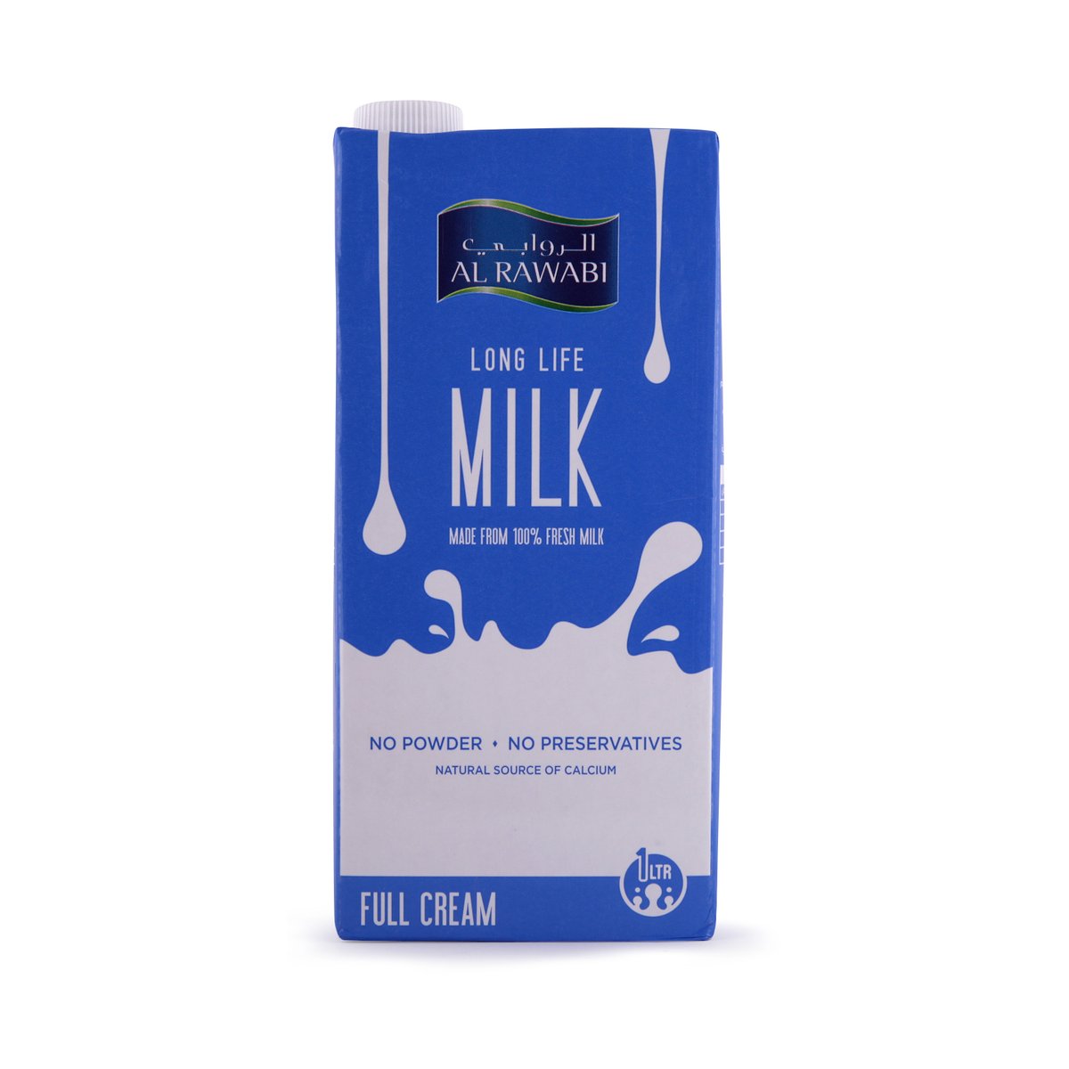 Al Rawabi Long Life Milk Full Cream 4 x 1 Litre