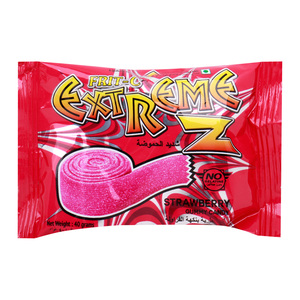 Extreme Frit-C Strawberry Gummy Candy 40g