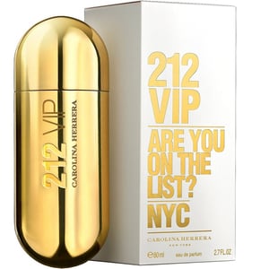 اشتري قم بشراء Carolina Herrera 212 VIP Eau De Parfum for Women 80ml Online at Best Price من الموقع - من لولو هايبر ماركت FF-Women-EDP في الكويت