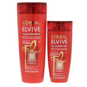 L'oreal Elvive Colour Protecting Shampoo 400ml + 200ml