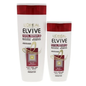 L'oreal Elvive Total Repairing Shampoo 400ml + 200ml