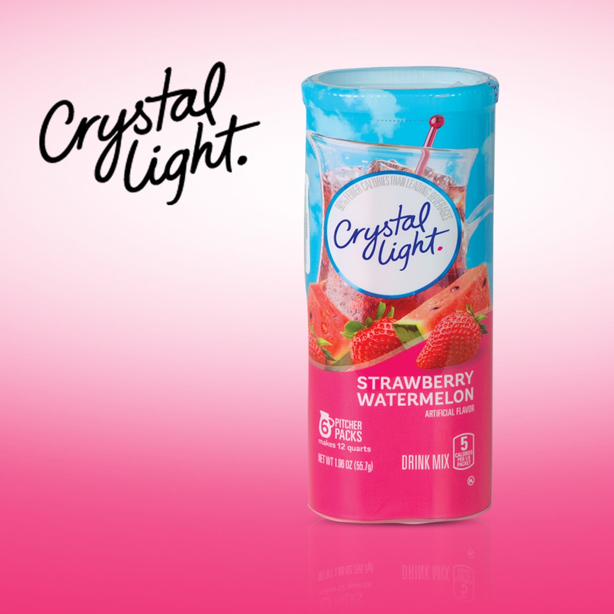 Crystal Light Strawberry Watermelon Drink Mix 55.7g