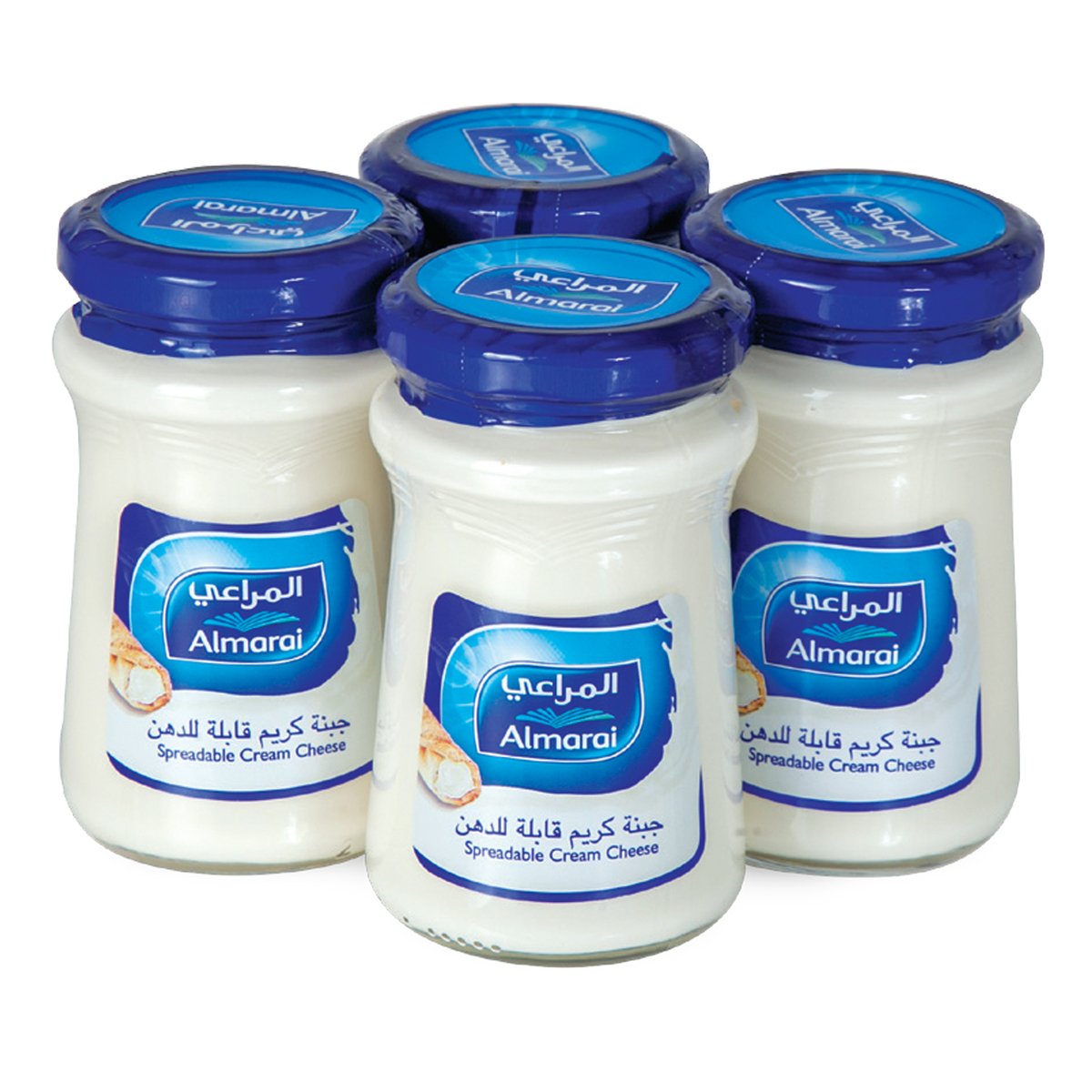 Almarai Cream Cheese Blue 4 x 200 g