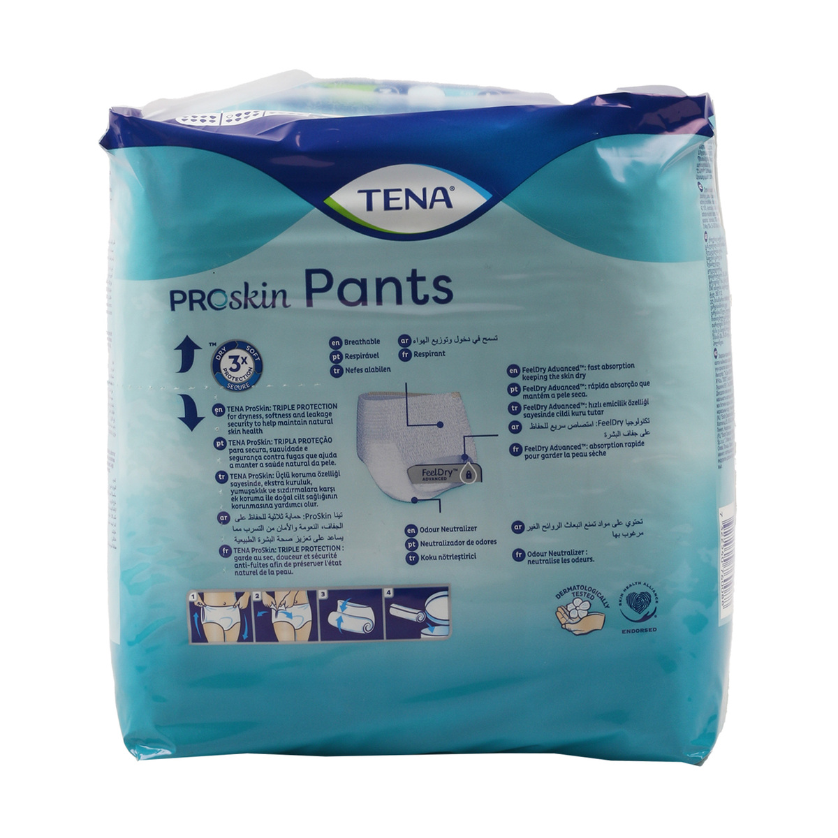 Tena Adult Diaper Size 80-110cm Medium 10pcs
