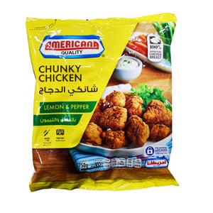 Americana Lemon and Pepper Flavoured Chunky Chicken 750 g