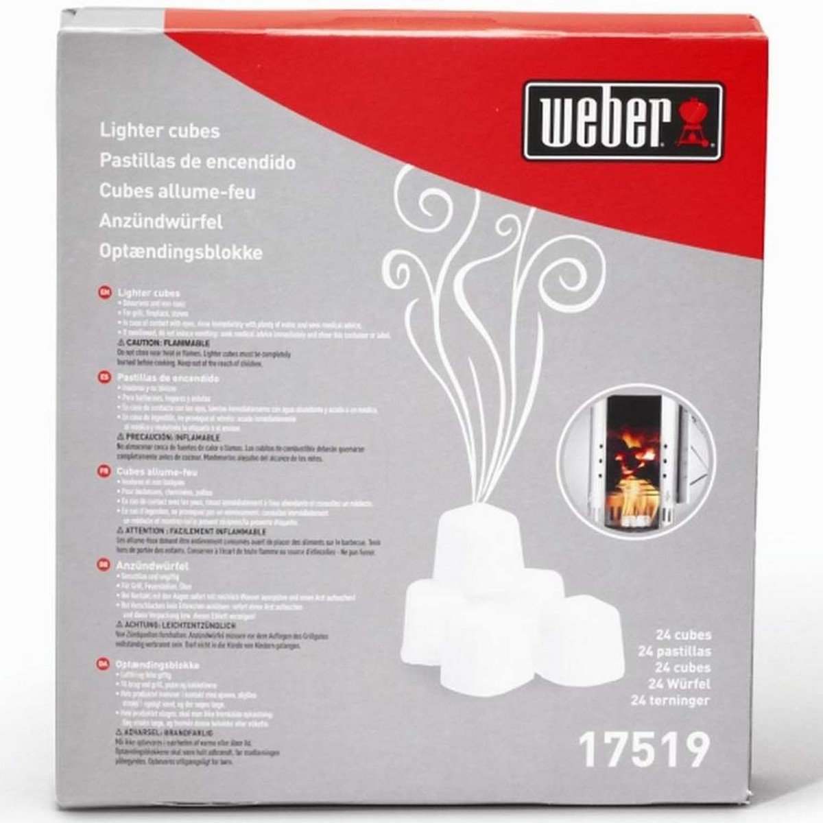 Weber Lighter Cubes 24Pc 17519