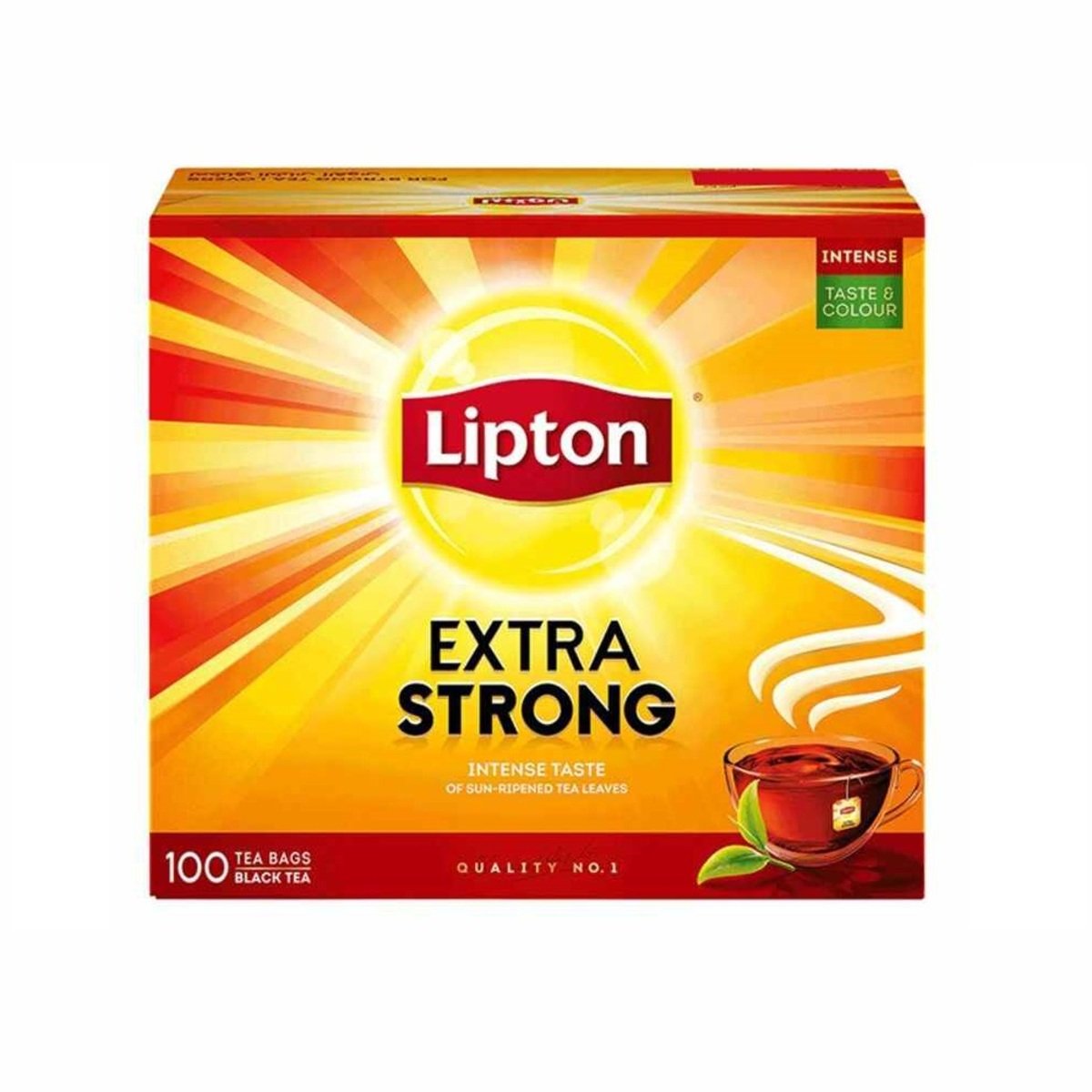Lipton Extra Strong Black Tea Value Pack 100 Teabags