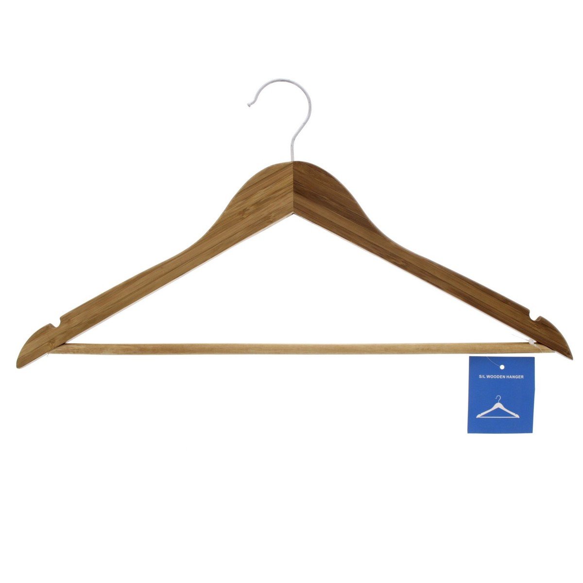 Straight Line Wooden Hanger 1pc