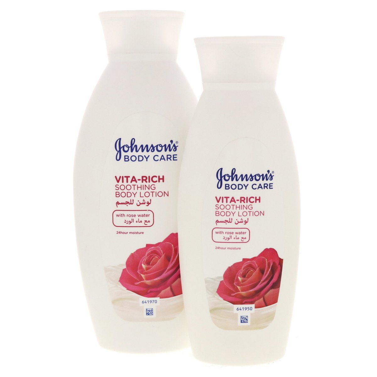 Johnson's Body Care Soothing Body Lotion With Rose Water 400 ml + 250 ml