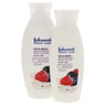 Johnson's Body Care Replenishing Body Lotion With Raspberry Extract 400 ml + 250 ml