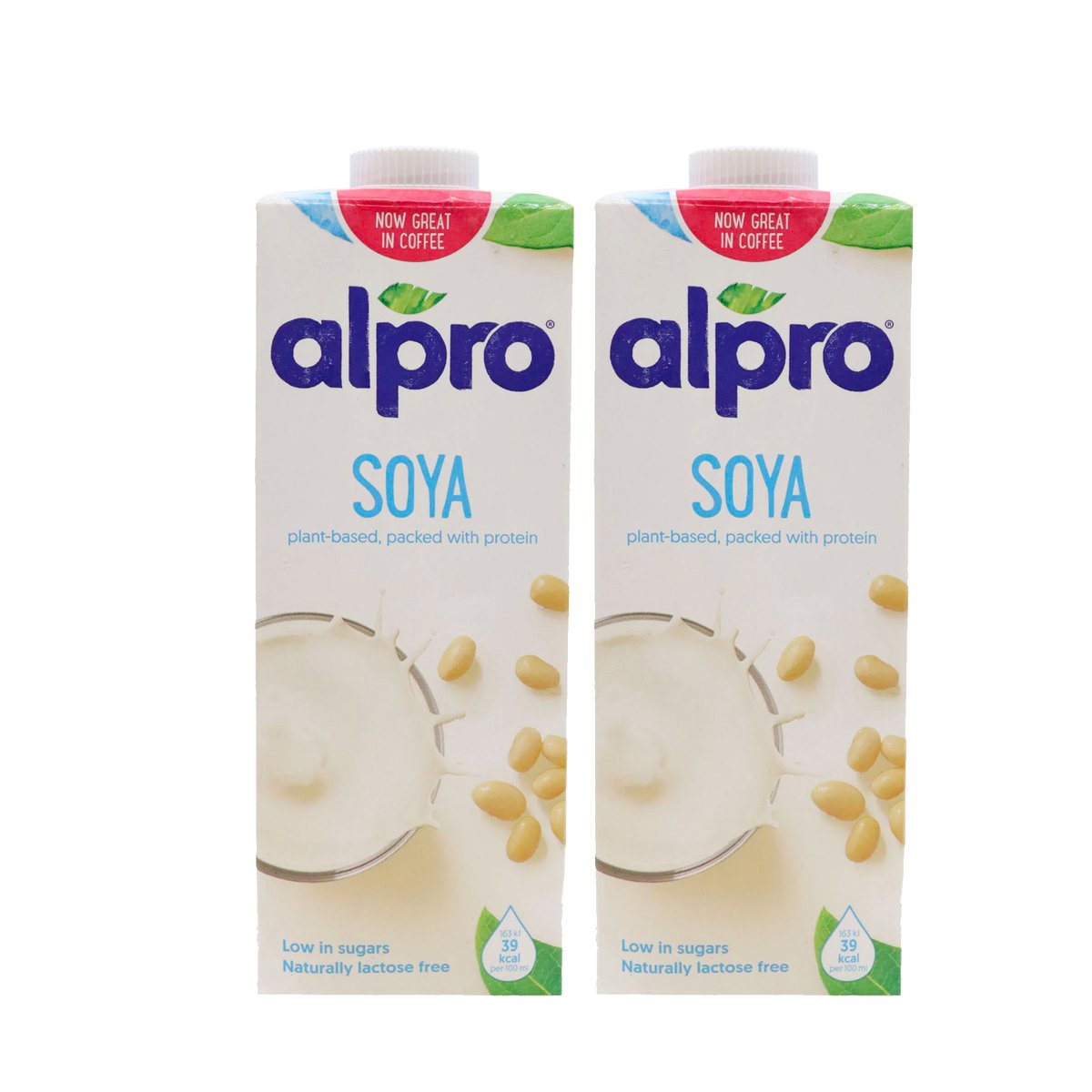 Alpro Original Soya Flavoured Milk Value Pack 2 x 1Litre