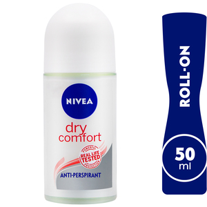 Buy Nivea Antiperspirant Roll-on for Women Dry Comfort 50 ml Online at Best Price | Roll - Ons | Lulu Egypt in Saudi Arabia